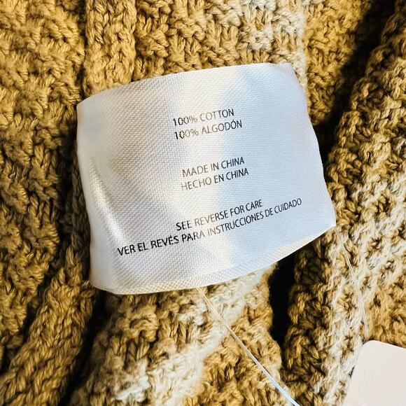 Gap Long Sleeve Open Front Cardigan Sweater Women’s Small Taupe Pockets (A0130) - Picture 6 of 7